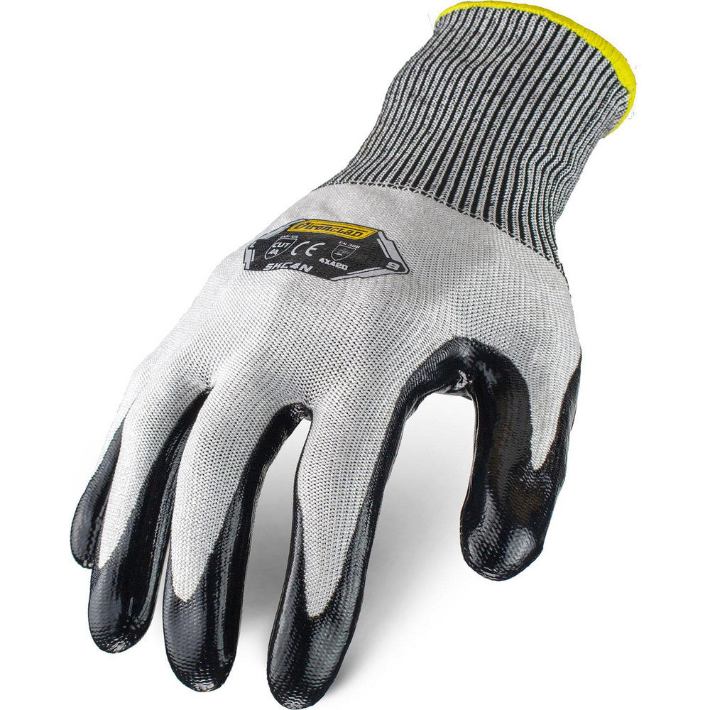 ironCLAD SKC4N-02-S Cut & Puncture-Resistant Gloves ironCLAD SKC4N, Size Small, ANSI Cut A4, ANSI Puncture 5, Nitrile, HPPE Steel Blend Knit