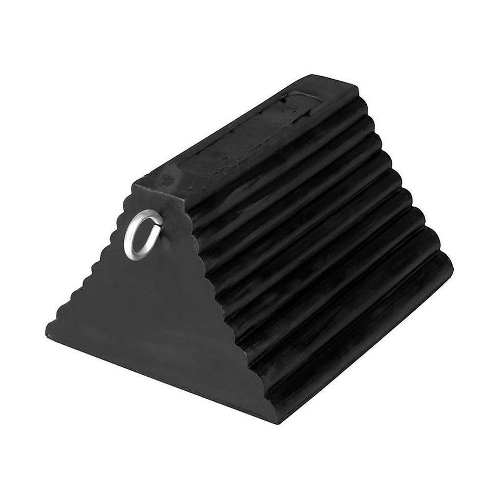 Ideal Warehouse Innovations Inc. 60-7204 Rubber Wheel Chock 8" OAW, 9" OAL, 6" OAH