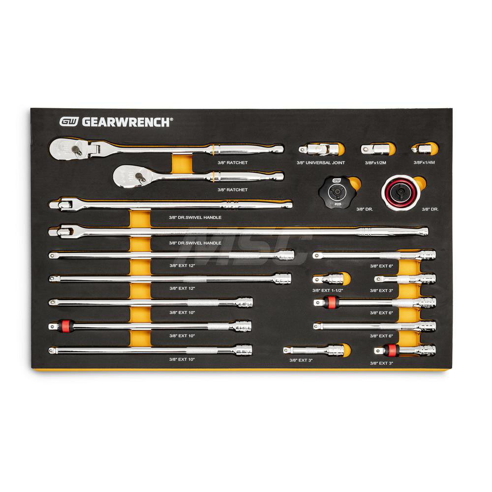 GEARWRENCH 86521 Combination Hand Tool Set 21 Pc, Mechanic's Tool Set