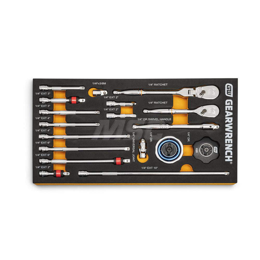 GEARWRENCH 86520 Combination Hand Tool Set 18 Pc, Mechanic's Tool Set