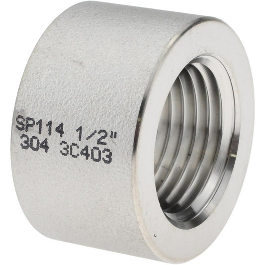Value Collection 41/2SPU1/2 Stainless Steel Pipe Fittings Fitting Type Half Coupling  End Connection NPT  