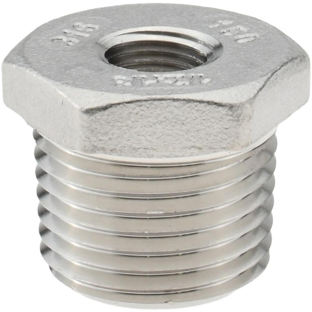 Value Collection 6HB1/2X1/8 Stainless Steel Pipe Fittings Fitting Type Hex Bushing  End Connection NPT  
