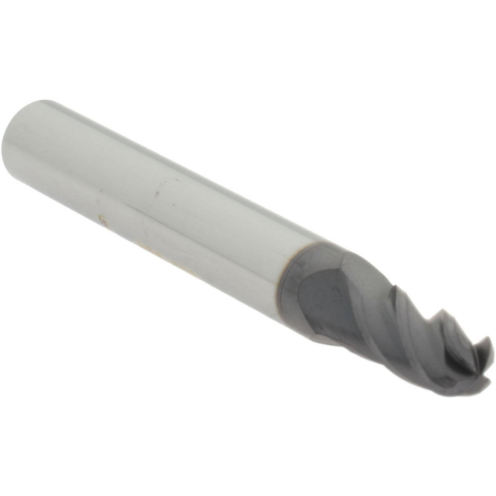 Accupro 29765518 Ball End Mill 0.203" Dia, 0.375" LOC, 4 Flute, Solid Carbide