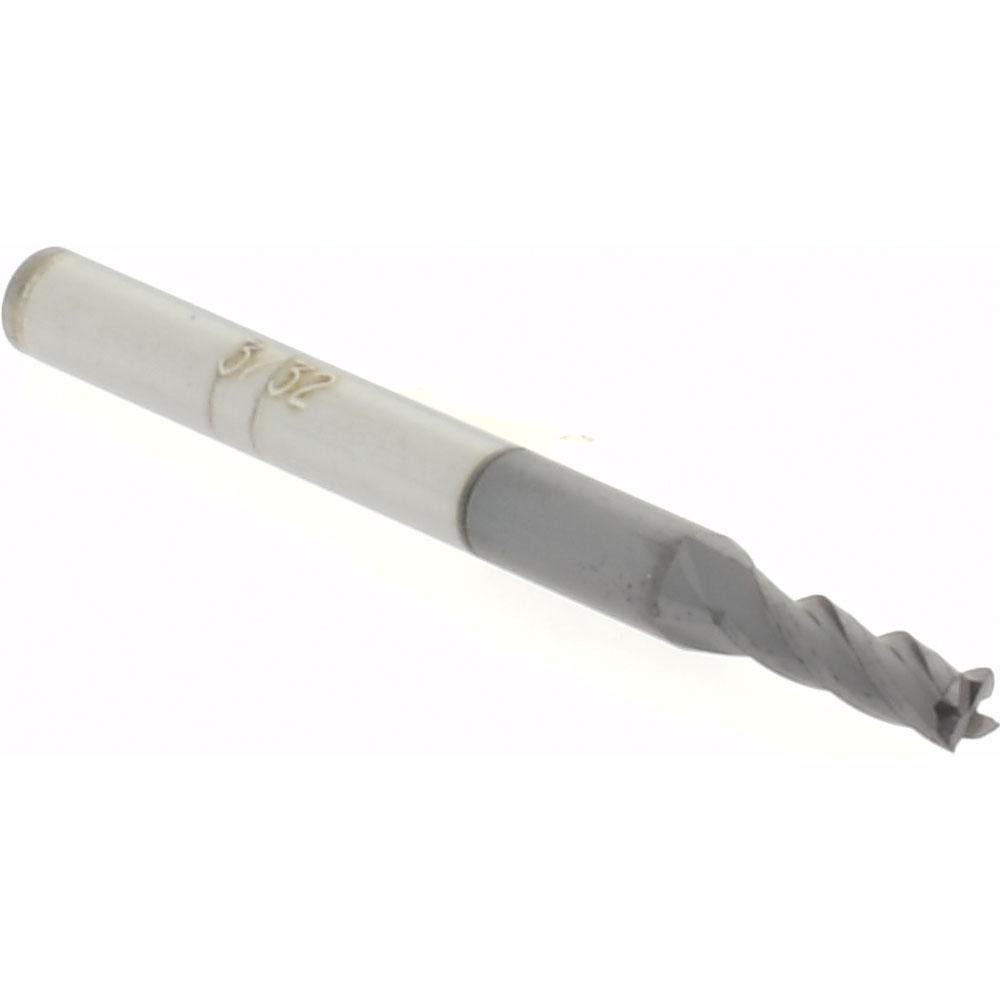 Accupro 29765575 Square End Mill 3/32" Dia, 5/16" LOC, 4 Flute, Solid Carbide