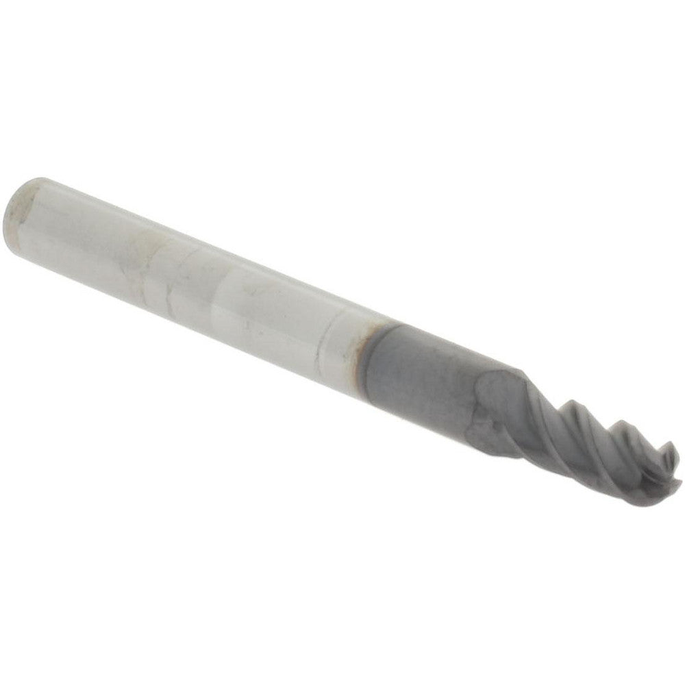 Accupro 29766086 Ball End Mill 0.156" Dia, 0.375" LOC, 4 Flute, Solid Carbide