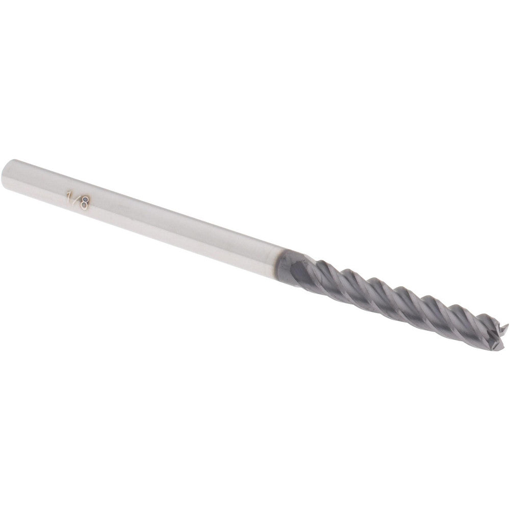 Accupro 29766292 Square End Mill 1/8" Dia, 3/4" LOC, 4 Flute, Solid Carbide