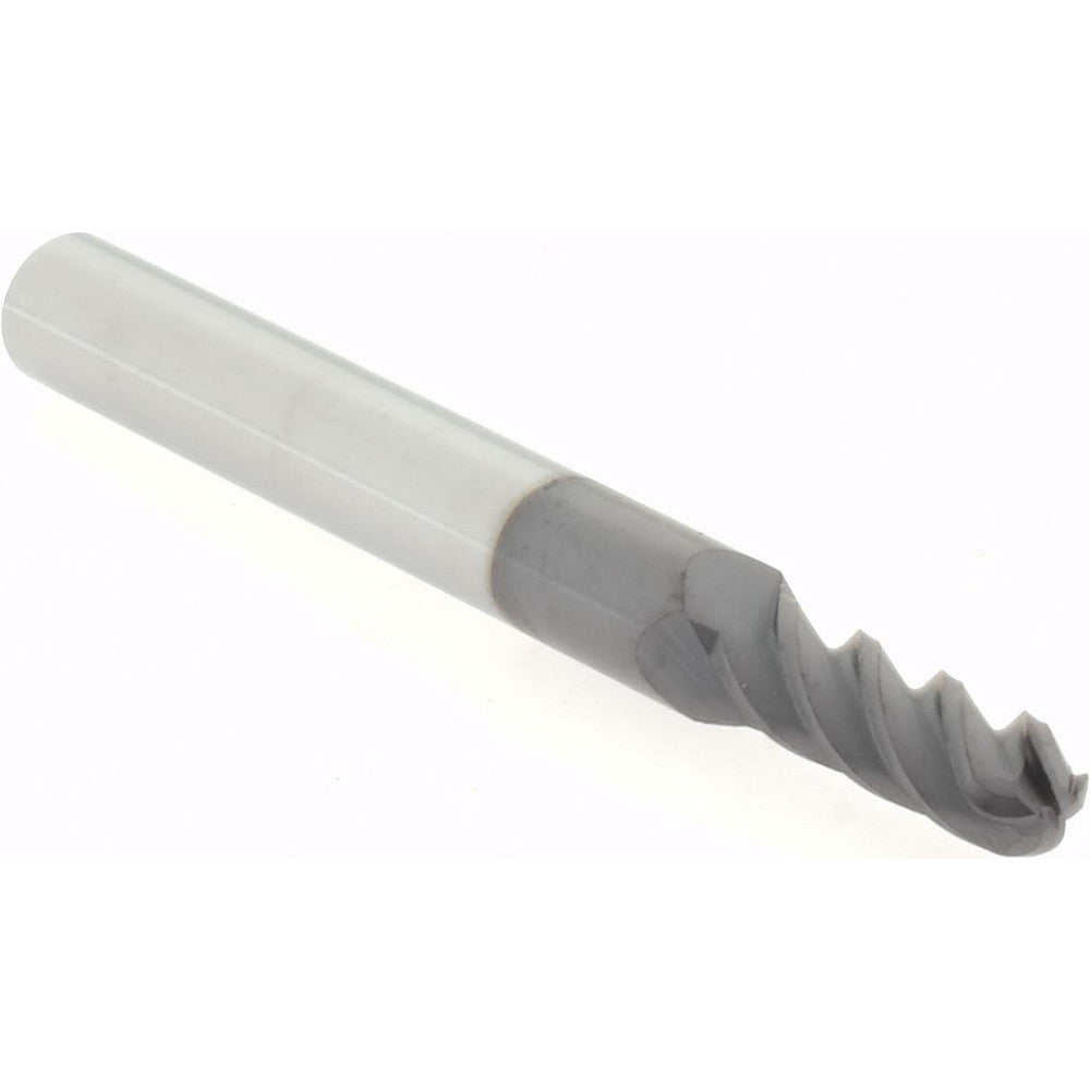 Accupro 29766581 Ball End Mill 0.203" Dia, 0.625" LOC, 4 Flute, Solid Carbide