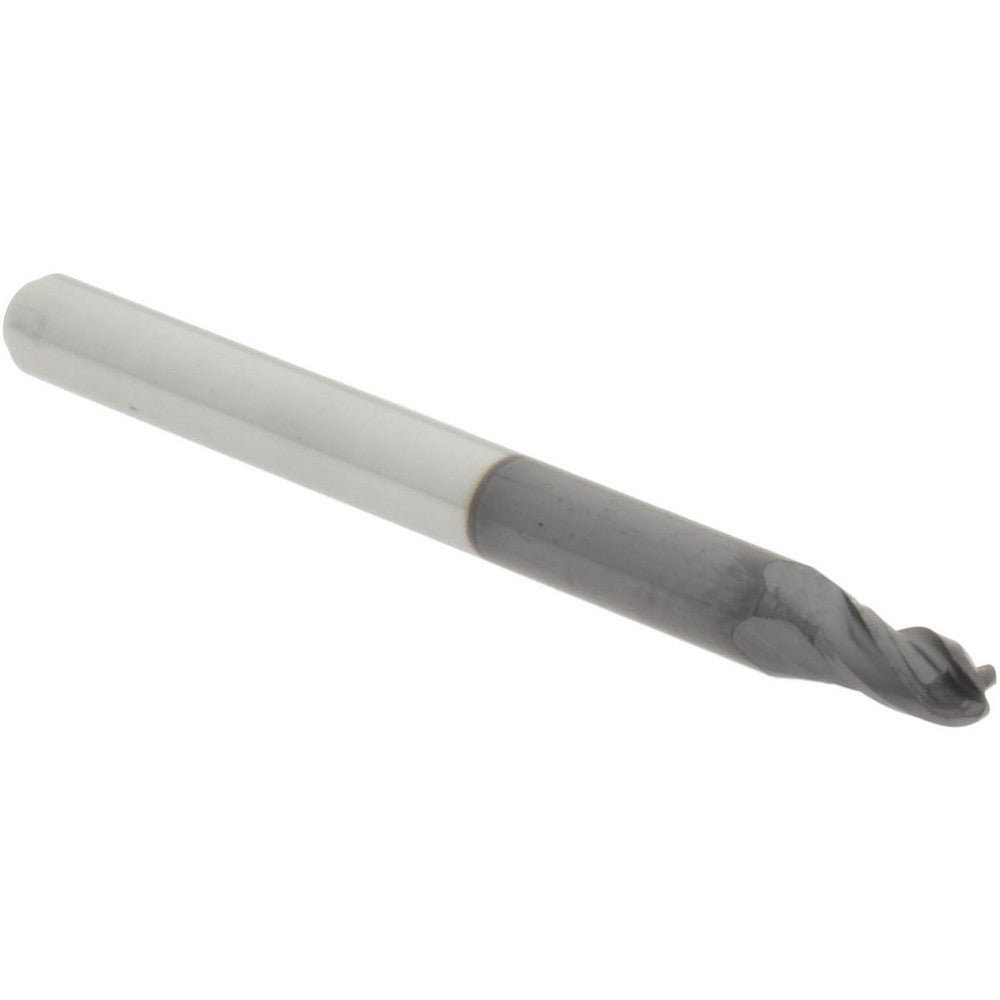 Accupro 29766748 Ball End Mill 0.094" Dia, 0.188" LOC, 4 Flute, Solid Carbide