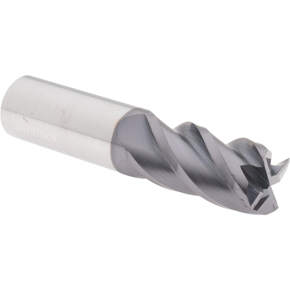Accupro 29767589 Square End Mill 7/8" Dia, 1-3/4" LOC, 4 Flute, Solid Carbide
