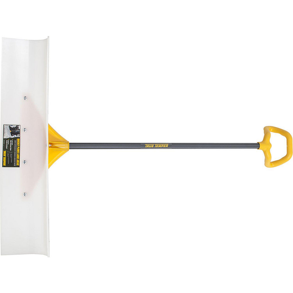True Temper 1663600 Snow Shovels & Ice Scrapers Product Type Pusher Shovel  Handle Type D-Grip  Handle Material Steel  Blade Material Polyethylene  