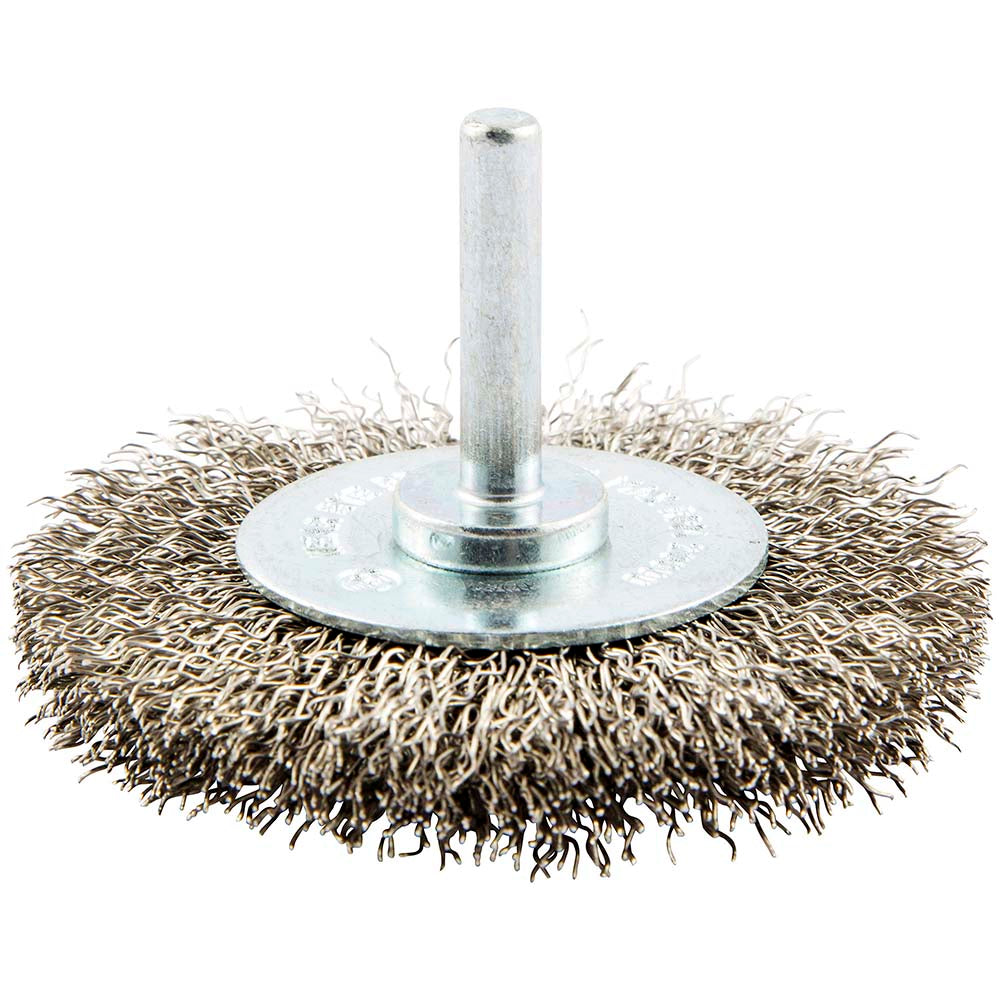 Norton 66252838973 Wheel Brush 3" Wheel Dia, Crimped