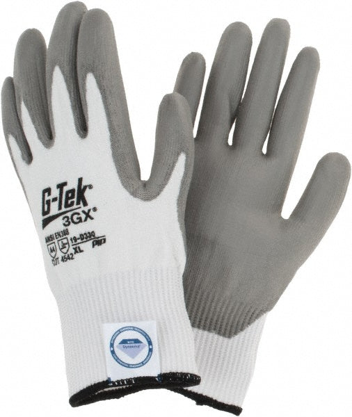 PIP 19-D330/XL Cut, Puncture & Abrasion-Resistant Gloves G-Tek® 3GX® 19-D330, Size X-Large, ANSI Cut A4, ANSI Puncture 2, Polyurethane, Dyneema Diamond