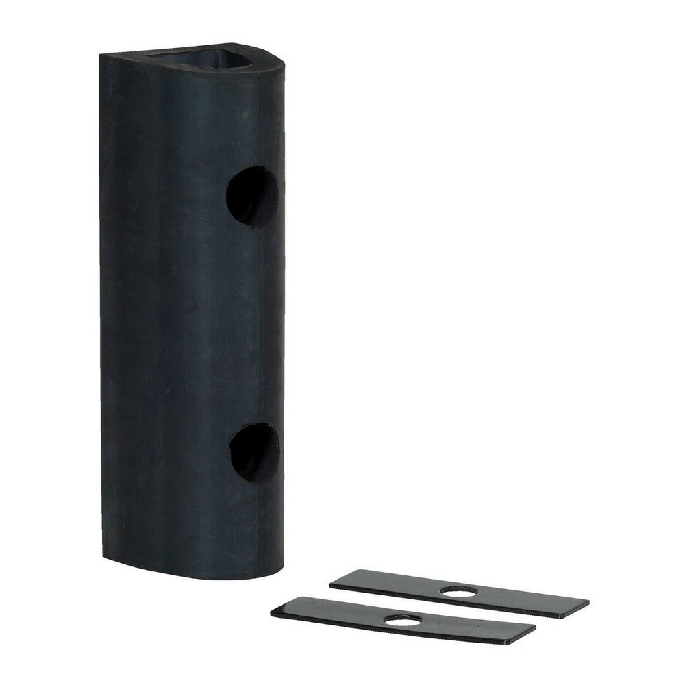 Vestil M-4-12 Synthetic Rubber Extruded Half-Oval Fender Bumper