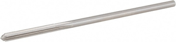 Hertel 72014103 Chucking Reamer 0.1410" Dia, 4" OAL, 1" Flute Length, Straight Flute, Straight-Cylindrical Shank, HSS