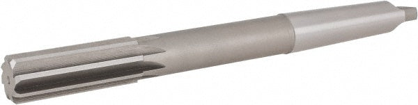 Hertel 2415081 Chucking Reamer 1-1/8" Dia, 11" OAL, 2-7/8" Flute Length, Straight Flute, Morse Taper Shank, HSS