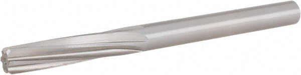 Hertel 72297229 Chucking Reamer Letter V, 5" OAL, 1-3/4" Flute Length, Spiral Flute, Straight-Cylindrical Shank, HSS