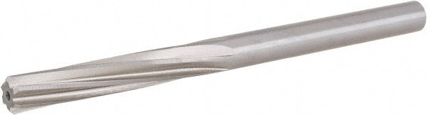 Hertel 72296429 Chucking Reamer 0.3115" Dia, 4-1/2" OAL, 1-1/2" Flute Length, Spiral Flute, Straight-Cylindrical Shank, HSS