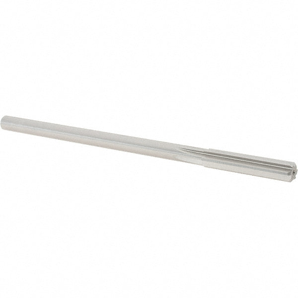 Hertel 72033111 Chucking Reamer 0.3110" Dia, 6" OAL, 1-1/2" Flute Length, Straight Flute, Straight-Cylindrical Shank, HSS