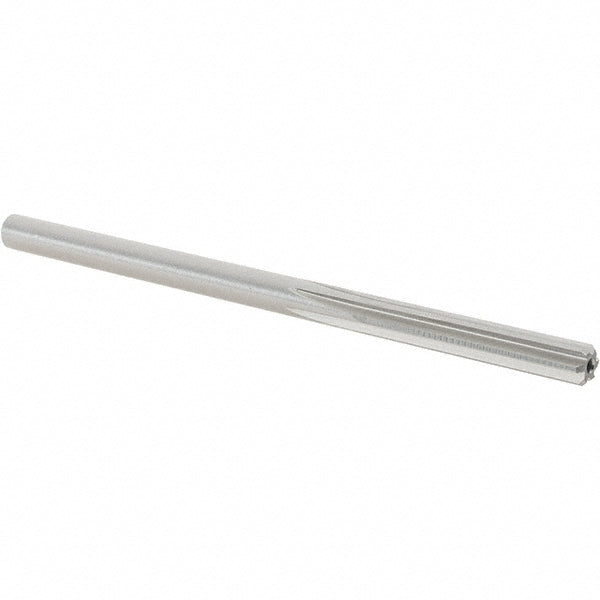 Hertel 72293244 Chucking Reamer 0.1885" Dia, 3-1/2" OAL, 1-1/8" Flute Length, Straight Flute, Straight-Cylindrical Shank, HSS