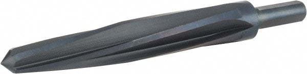 Hertel 2341634 Bridge Reamer 25/32" Dia, 1/2" Shank Dia, 5" Flute Length, High Speed Steel