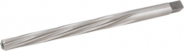 Hertel 72402043 Taper Pin Reamer #4 Pin, 0.2071" Small End, 0.2604" Large End, High Speed Steel