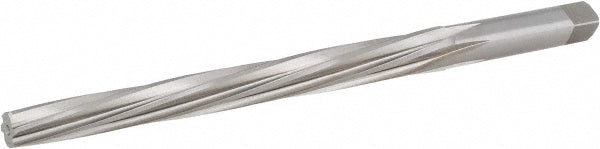 Hertel 72402084 Taper Pin Reamer #8 Pin, 0.3971" Small End, 0.505" Large End, High Speed Steel