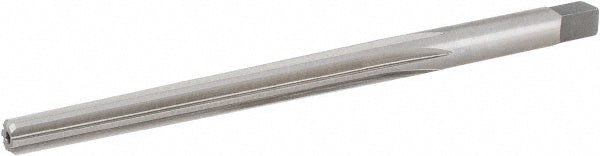 Hertel 72401029 Taper Pin Reamer #2 Pin, 0.1605" Small End, 0.2008" Large End, High Speed Steel