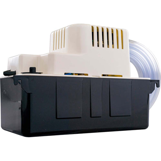 Little Giant Pumps 554435 Condensate Systems Type Condensate Pump Voltage 115 VAC Tank Capacity 1/2 Gal. GPM 1.08 Outlet Size 3/8" Barbed Gpm 1.08 Cord Length 6 GPH @ 1 Foot of Head 80.000 GPM @ 10 Feet of Head 48 GPM @ 5 Feet of Head 70 Gph At 1 Foot Of Head