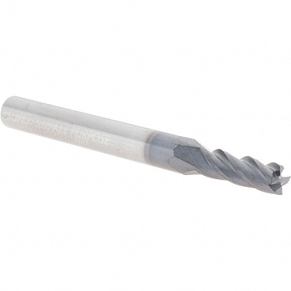 Supermill 5251121 Square End Mill 13/64" Dia, 5/8" LOC, 4 Flute, Solid Carbide