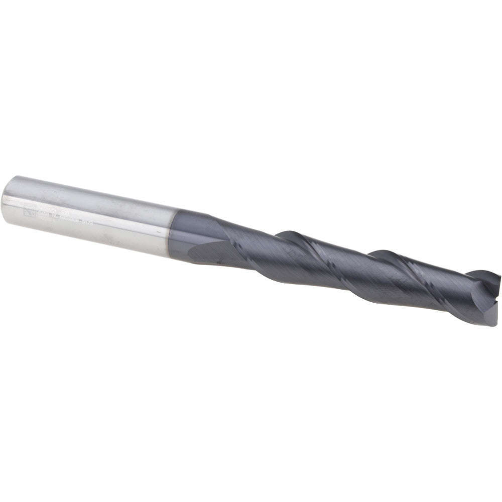 Seco 02941943 Corner Radius End Mill 1/2" Dia, 2-1/2" LOC, 0.0100" Radius, 2 Flute, Solid Carbide