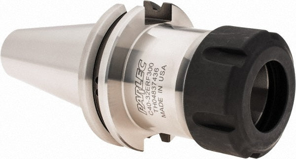 Parlec C40-32ERF300 Collet Chuck 2 to 20 mm Capacity, ER Collet, Taper Shank
