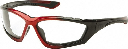 PYRAMEX SBR8710DTP Safety Glass Anti-Fog & Scratch-Resistant, Polycarbonate, Clear Lenses, Full-Framed, UV Protection