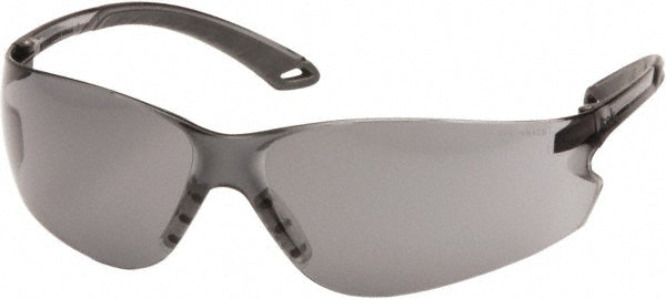 PYRAMEX S5820S Safety Glasses Scratch-Resistant, Polycarbonate, Gray Lenses, Frameless