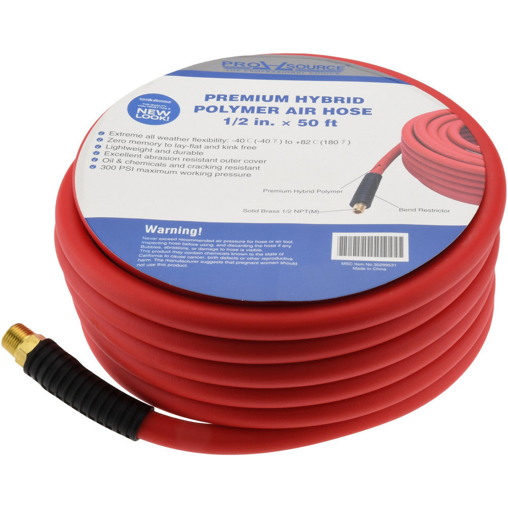 Pro-Source YA1250F Multipurpose Air Hose 1/2" ID, 50'