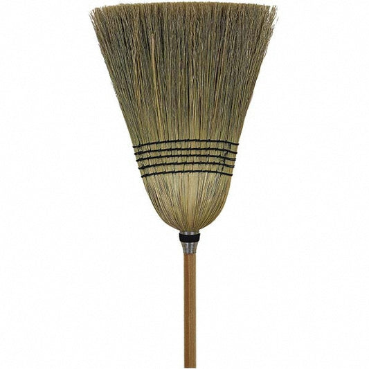 O-Cedar 6105-6 Pack of (6) 53-1/2" OAL Corn Bristle Brooms