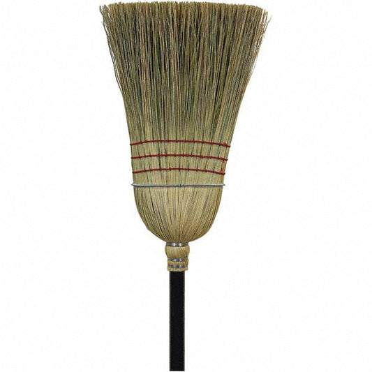 O-Cedar 6120-6 Pack of (6) 53-1/2" OAL Corn Bristle Brooms