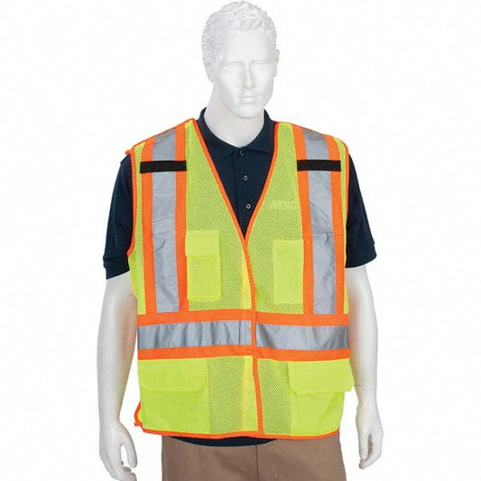 PIP 302-0212-LY/5X High Visibility Vest