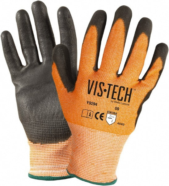 Wells Lamont Y9294S Cut, Puncture & Abrasive-Resistant Gloves Size S, ANSI Cut A4, ANSI Puncture 4, Polyurethane, Dyneema