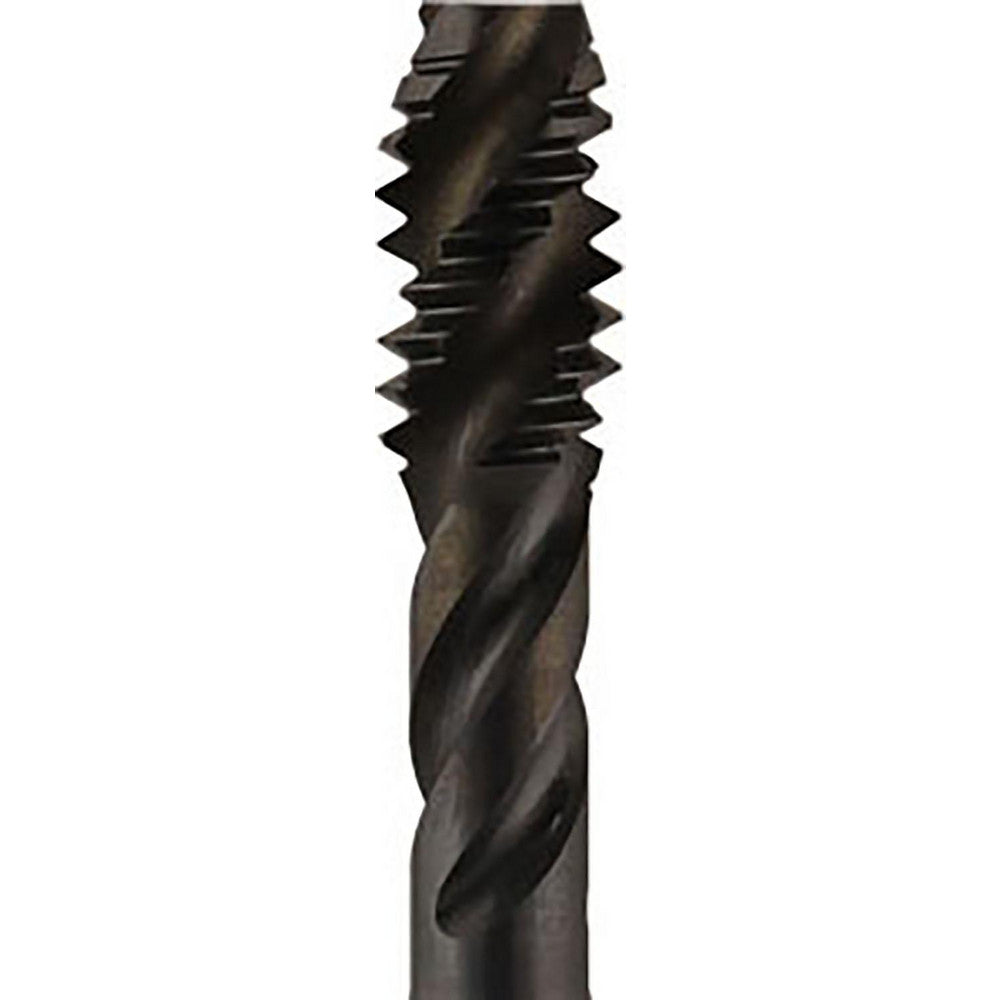 YMW Taps USA 384643 Spiral Flute Tap Bottoming Chamfer, High-Speed Steel, Oxide Finish