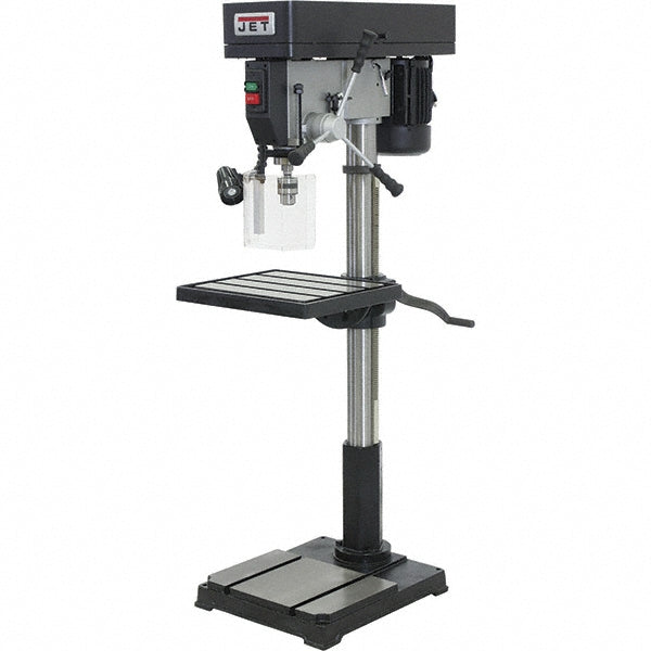 Jet 354301 Floor Drill Press 22" Swing, 1-1/2 hp, Belt Drive, 115 & 230 V, 1 Phase