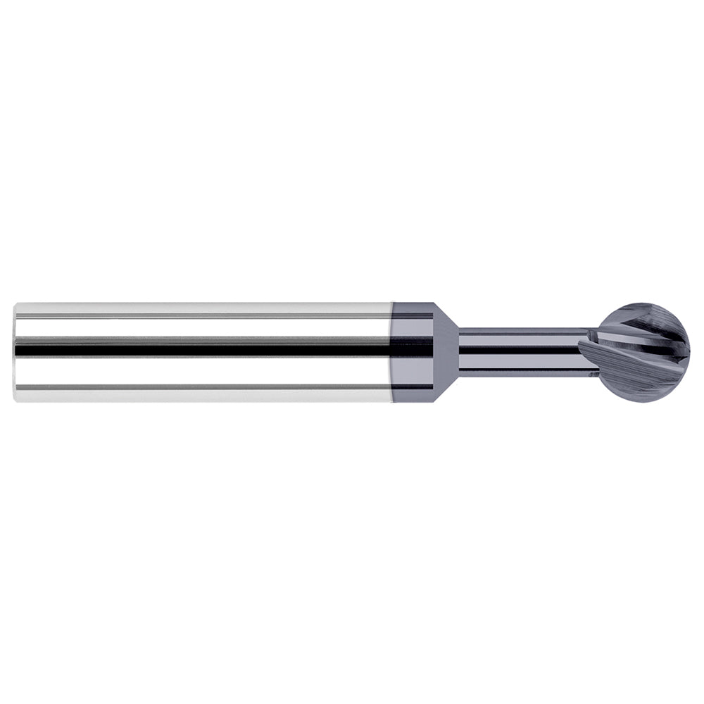 Harvey Tool 979208-C3 Undercutting End Mill 1/8" Dia, 4 Flute, 0.0620" Radius, Solid Carbide