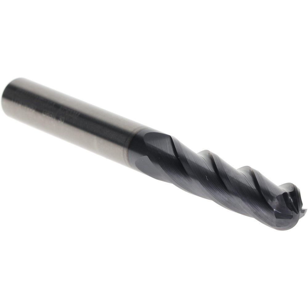 Kennametal 5824956 Ball End Mill 10.00 mm Dia, 40.00 mm LOC, 4 Flute, Solid Carbide