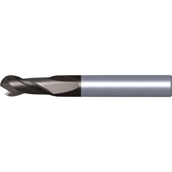 Kennametal 5874174 Ball End Mill 0.2362" Dia, 0.3937" LOC, 2 Flute, Solid Carbide