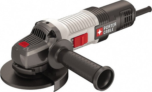 Porter-Cable PCEG011 Corded Angle Grinder 4" Wheel Dia, 12,000 RPM, 5/8-11 Spindle