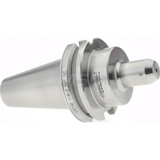 Accupro 771001 End Mill Holder CAT40 Taper, Dual Contact Taper Shank, 1/8" Hole Dia