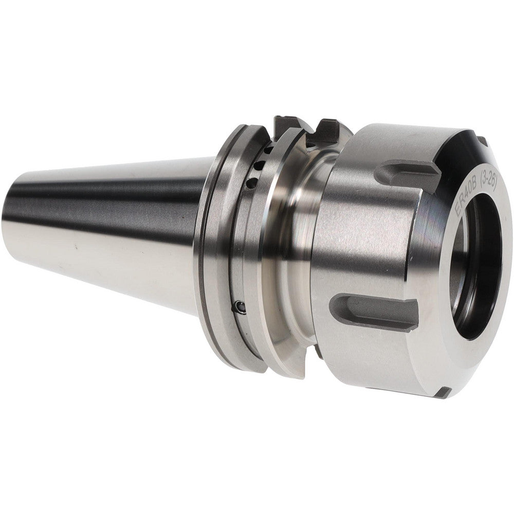 Accupro 771666 Collet Chuck 0.1180 to 1.0230" Capacity, ER40 Collet, Dual Contact Taper Shank