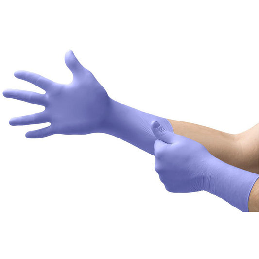 Ansell SEC-375-XL Disposable Glove Series Microflex Supreno, Size X-Large, 11.0 mil, Not Coated, Latex, Medical Grade, Powder-Free
