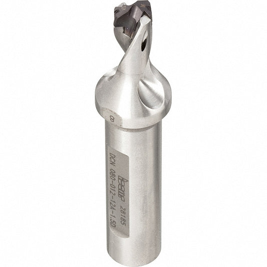 Iscar 3203350 Replaceable-Tip Drill 0.492 to 0.508" Dia, 0.74" Max Depth, 5/8" Straight-Cylindrical Shank