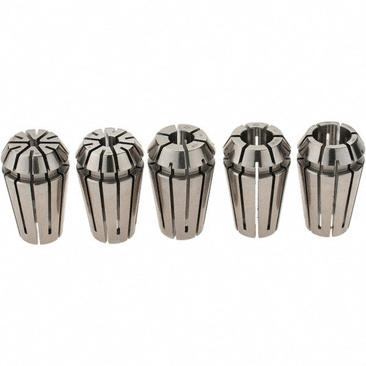 Iscar 4504162 Collet Set 5 Pc, Series ER16, 1/8 to 3/8" Capacity