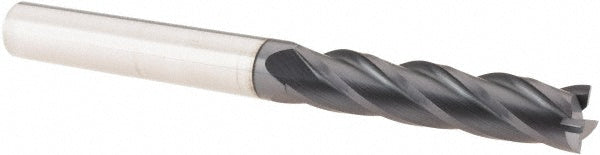Kyocera SGS Precision Tools 31884 Square End Mill 3/8" Dia, 1-3/4" LOC, 4 Flute, Solid Carbide